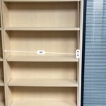 J – Wooden bookcase. Dimensions are 6’11” tall and 35” wide. Quantity: 24. Claim as many or as few as you’d like..